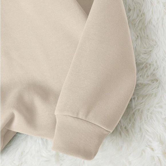 Heart Print Thermal Lined Sweatshirt women different size - Picture 5 of 7